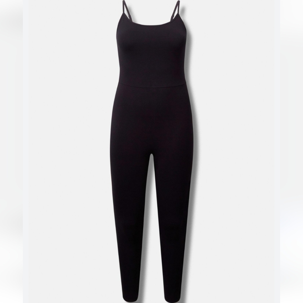 Torrid Black Cami Tank Top Jumpsuit 1 - Picture 3 of 8